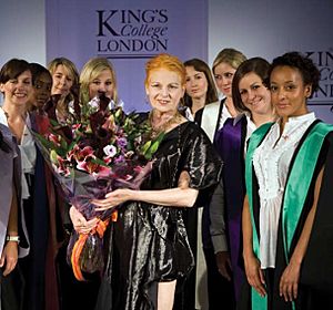 King's College London academic dress designed by Vivienne Westwood