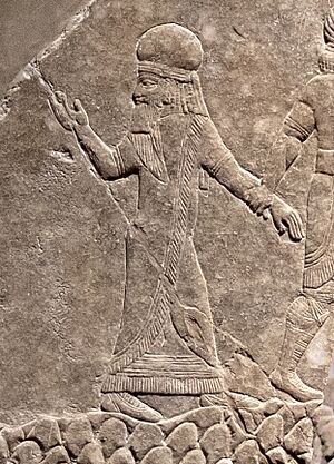 King Ummanaldash captured by the Assyrians.jpg