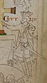 Knútr Sveinnsson (British Library Stowe MS 944, fol. 6r)
