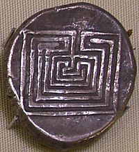 Knossos silver coin 400bc