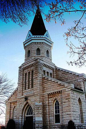 LDS Church in Spring City, Utah, USA