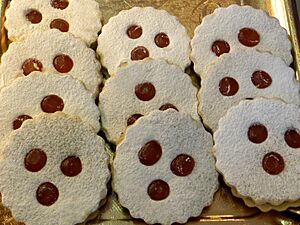Linzer Augen der Bäckerei Schwarz
