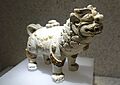 Lion figurine, Vinh Phuc, Thang Long, Hanoi, Ly dynasty, 11th-13th century AD, brown pattern ceramic - National Museum of Vietnamese History - Hanoi, Vietnam - DSC05444