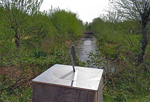 London Wetland Centre, sundial near the Peacock Tower