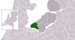 Location of Almere