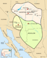 Map Anasazi, Hohokam and Mogollon cultures-en