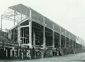 Midland Road stand for Bradford City Football Club