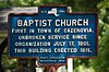 New York State historic marker – Baptist Church Caz.JPG