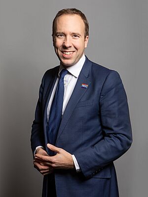 Official portrait of Rt Hon Matt Hancock MP