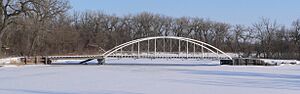 Old Elkhorn River bridge at 519 Av from W 2