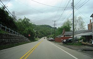 PA 837 nb in Courtney, May 2024