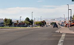 View of Lake Powell Boulevard in Page