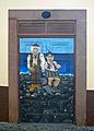 Painted door (On the coast). Funchal, Madeira