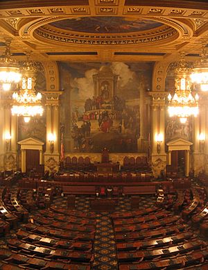 Pennsylvania State Capitol House Chamber