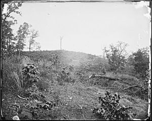 Pine Mountain, Ga., 1864, where Gen. Polk was killed - NARA - 528889