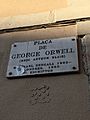 Placa de George Orwell in Barcelona 3