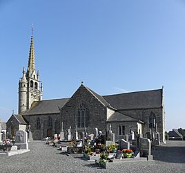 The parish church of Saint-Pierre, in Plouégat-Moysan