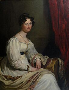 Portrait of a young lady in an interior (George Hayter, 1826)