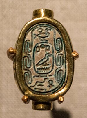 Ring scarab - Pharaoh exhibit - Cleveland Museum of Art (cropped)