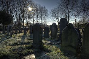 St georges church graveyard Carrington Greater Manchester