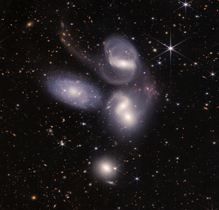 Stephan's Quintet as seen by JWST's NIRCAM
