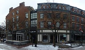 Storefronts, northside, on Front between Jarvis and George, 2014 02 02 (2)-(4) - panoramio