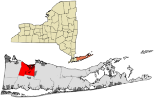 Location in Suffolk County