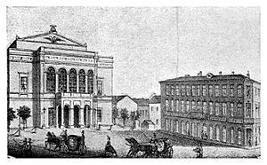 Teatrul Naţional, 1866, JR Huber