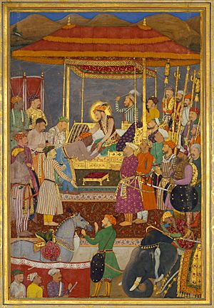 The Submission of Maharana Amar Singh of Mewar to Prince Khurram (Shah Jahan)