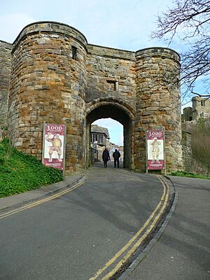 The entrance to Scarborough Castle - geograph.org.uk - 3865709