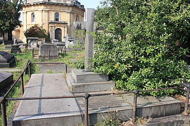 The grave of John Thornton Leslie-Melville, Brompton Cemetery