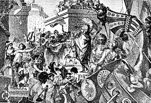 The return of Alcibiades to Athens