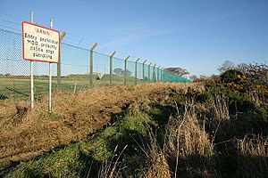 The security fence at MOD Eastriggs - geograph.org.uk - 1061849