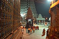 Thiruvannamalai, Arunachalesvara Temple, Annamalaiyar Temple, Night 2, India