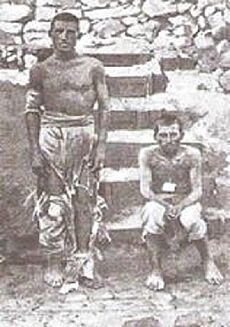 Two Italian soldiers survivors Battle of Adua