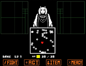 Undertale Combat Example