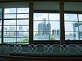 View of Detroit from Ceasar Windsor Theatre hallway