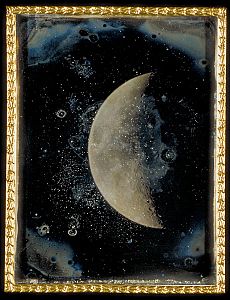 View of the Moon by John Adams Whipple 1852