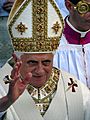Visita di Papa Benedetto XVI a Genova - 2008-05-18 - Primo piano di Benedetto XVI