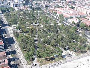 Vista de la Alameda Central desde la Torre Latinoamericana.JPG