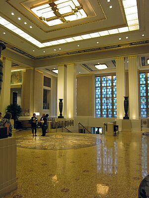 Waldorf Astoria lobby view 2