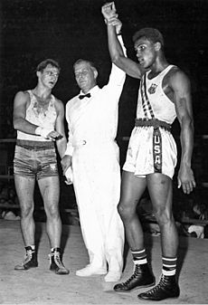 Zbigniew Pietrzykowski and Muhammad Ali 1960
