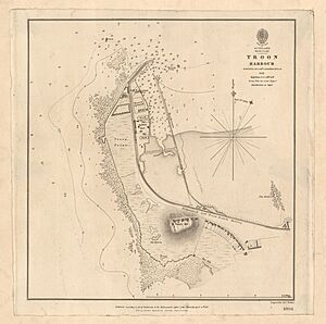 Admiralty Chart No 1804 Troon Harbour, Published 1847
