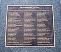 Affray plaque closeup