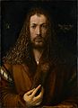 Albrecht Dürer - 1500 self-portrait (High resolution and detail)