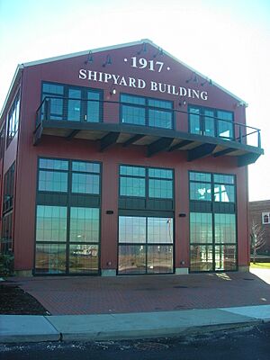 Bayles Shipyard 1917 Machine Shop and Mould Loft Dec 07