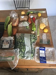 Blue Apron meal kit ingredients