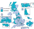 Brexit Party seats contested in the 2019 GE