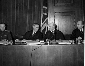 British Nuremberg Judges