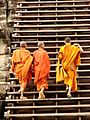 Buddhist Monks - Angkor Wat - Cambodia